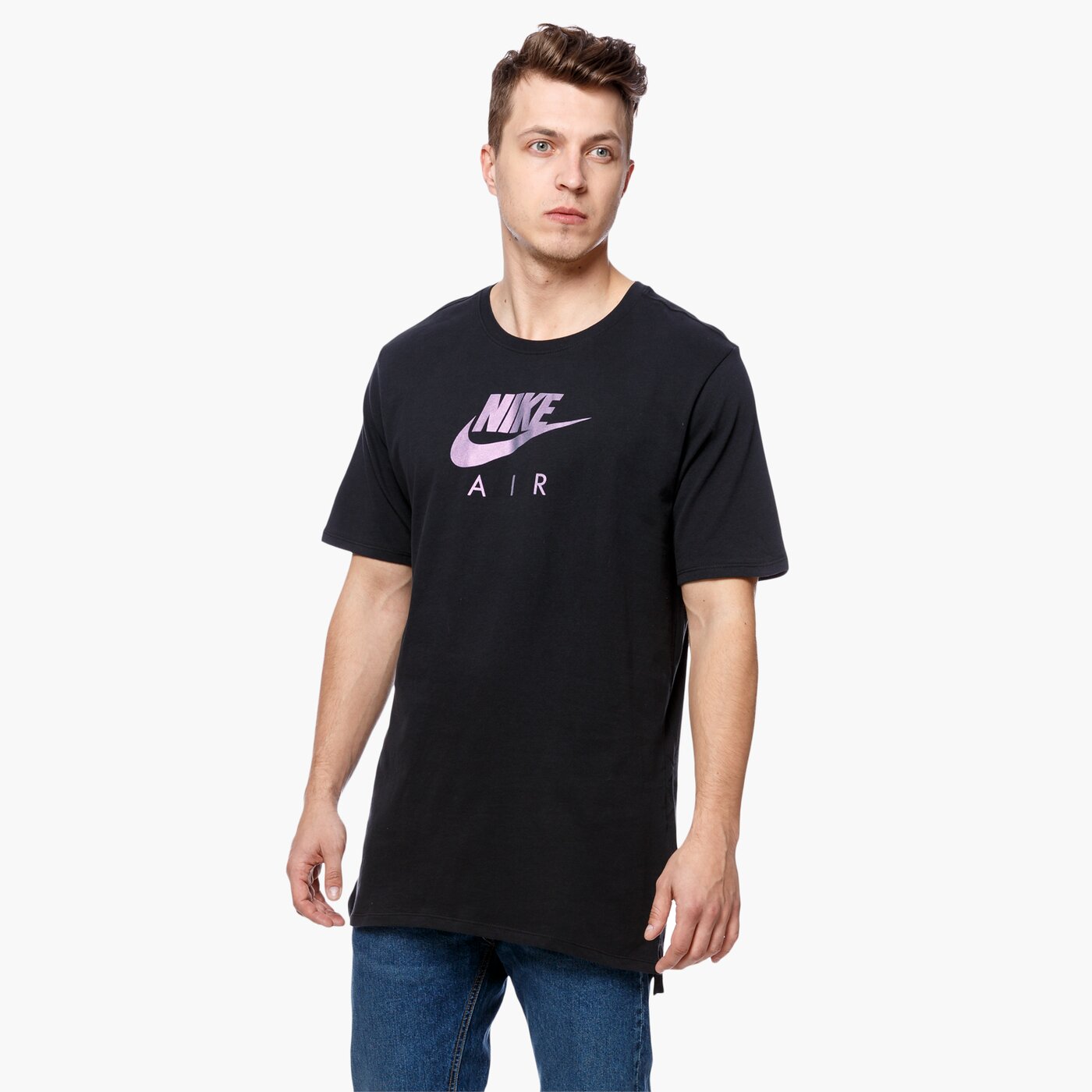 Koszulka męska NIKE T-SHIRT SS M NSW AIR HRTG 847521010 kolor czarny