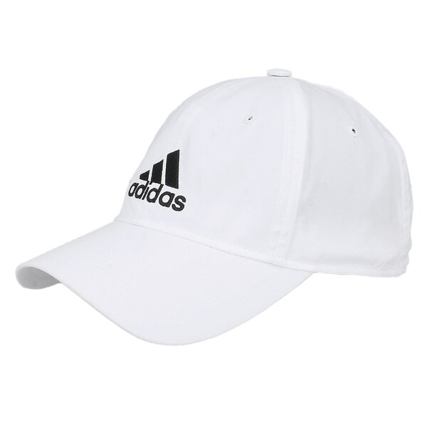Czapka z daszkiem damska ADIDAS CZAPKA PERF CAP LOGO WHITE WHITE s20437 kolor biały