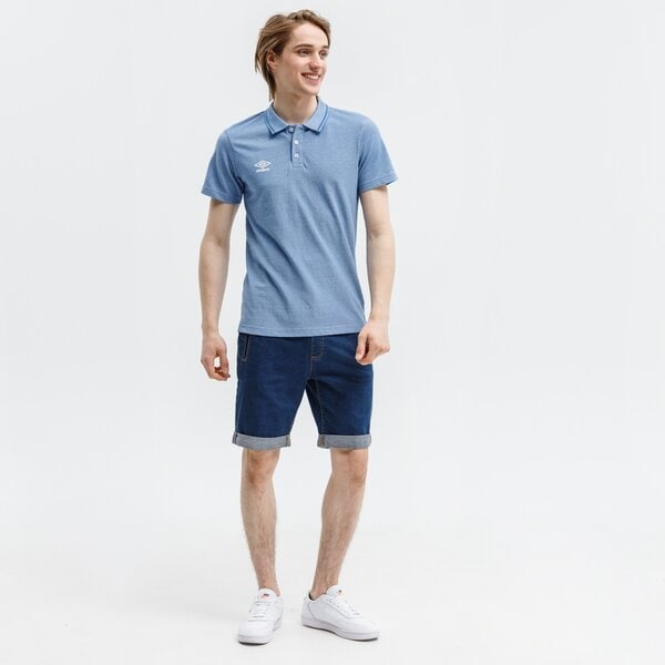 Koszulka polo męska UMBRO POLO CIRO ul121pom01002 kolor niebieski