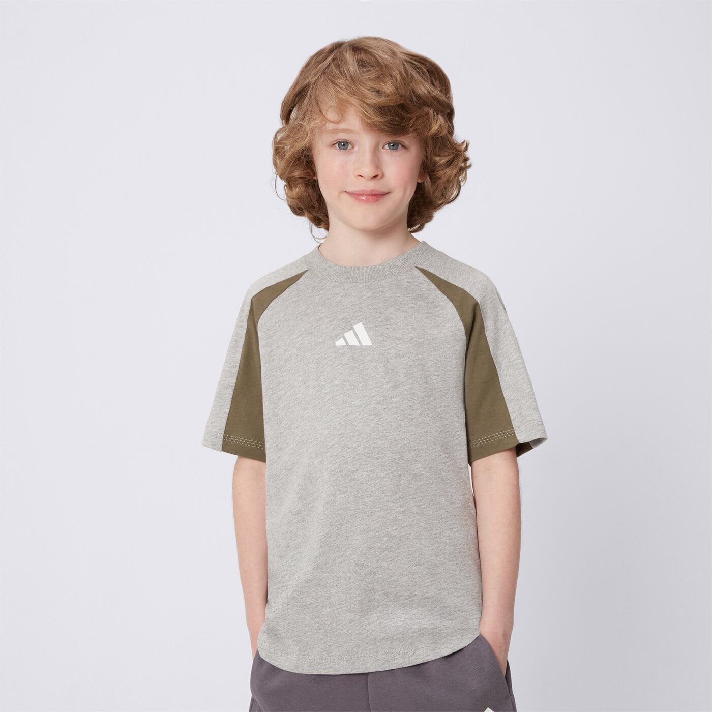 Koszulka dziecięca ADIDAS T-SHIRT J CB T jd0059 kolor zielony