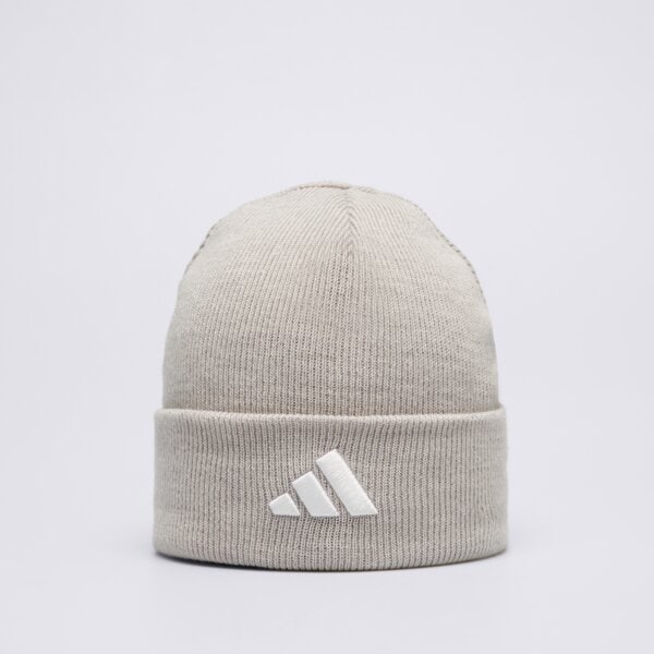 Czapka zimowa damska ADIDAS CZAPKA NEW LOG BEA CUF jx5746 kolor szary