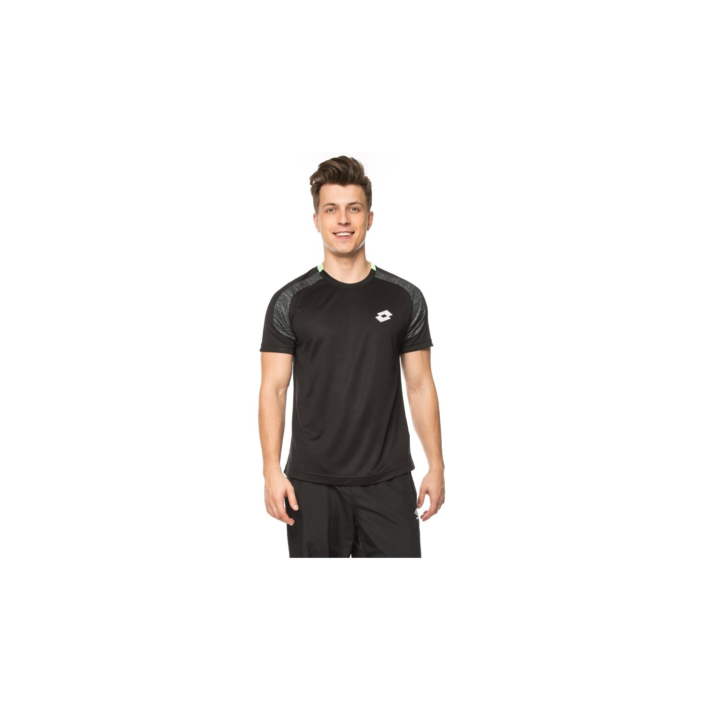 Koszulka męska LOTTO T-SHIRT WREN II RGL PL s0396 kolor czarny