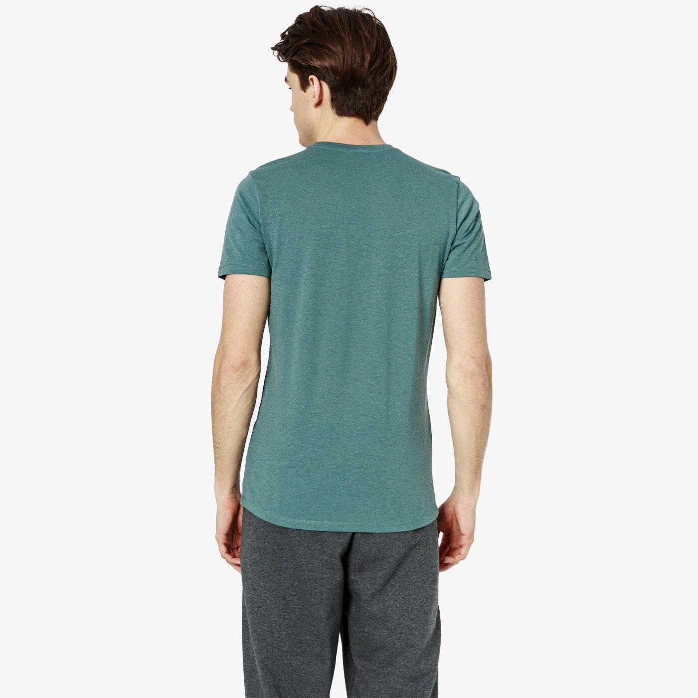 Koszulka męska UMBRO T-SHIRT SS FW SMALL LOGO COTTON 65353u-gvk kolor niebieski