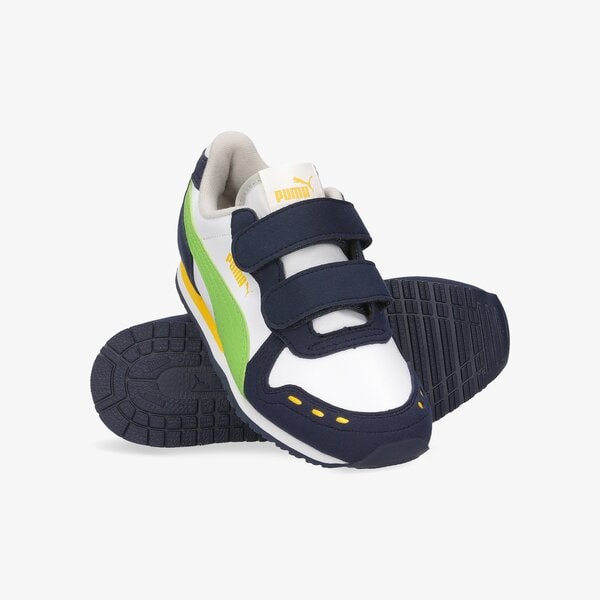 Buty dziecięce PUMA CABANA RACER SL V PS 36073292 kolor zielony