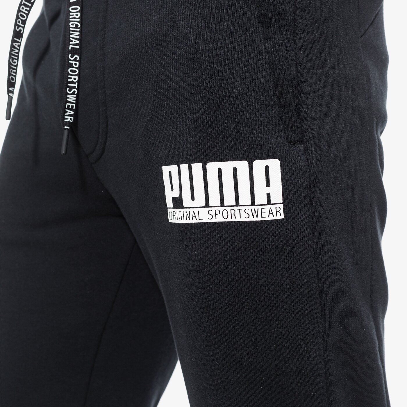 Spodnie dresowe męskie PUMA SPODNIE STYLE ATHLETICS TR CL 85004601 kolor czarny