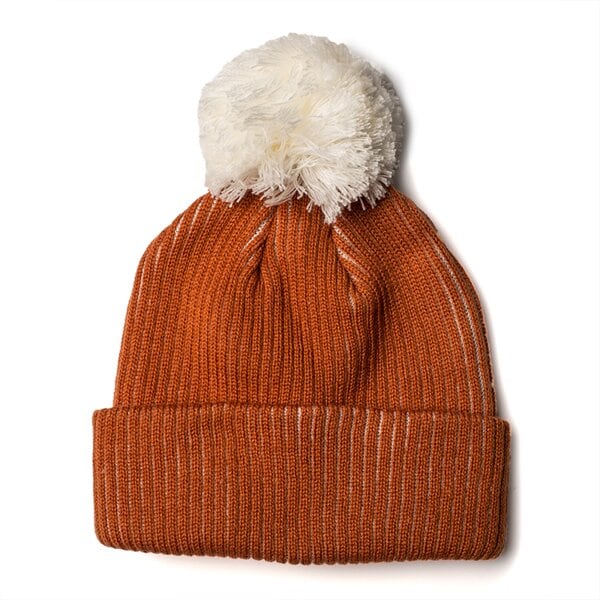 Czapka zimowa damska NIKE CZAPKA SB X POLER POM BEANIE 749772820 kolor pomarańczowy