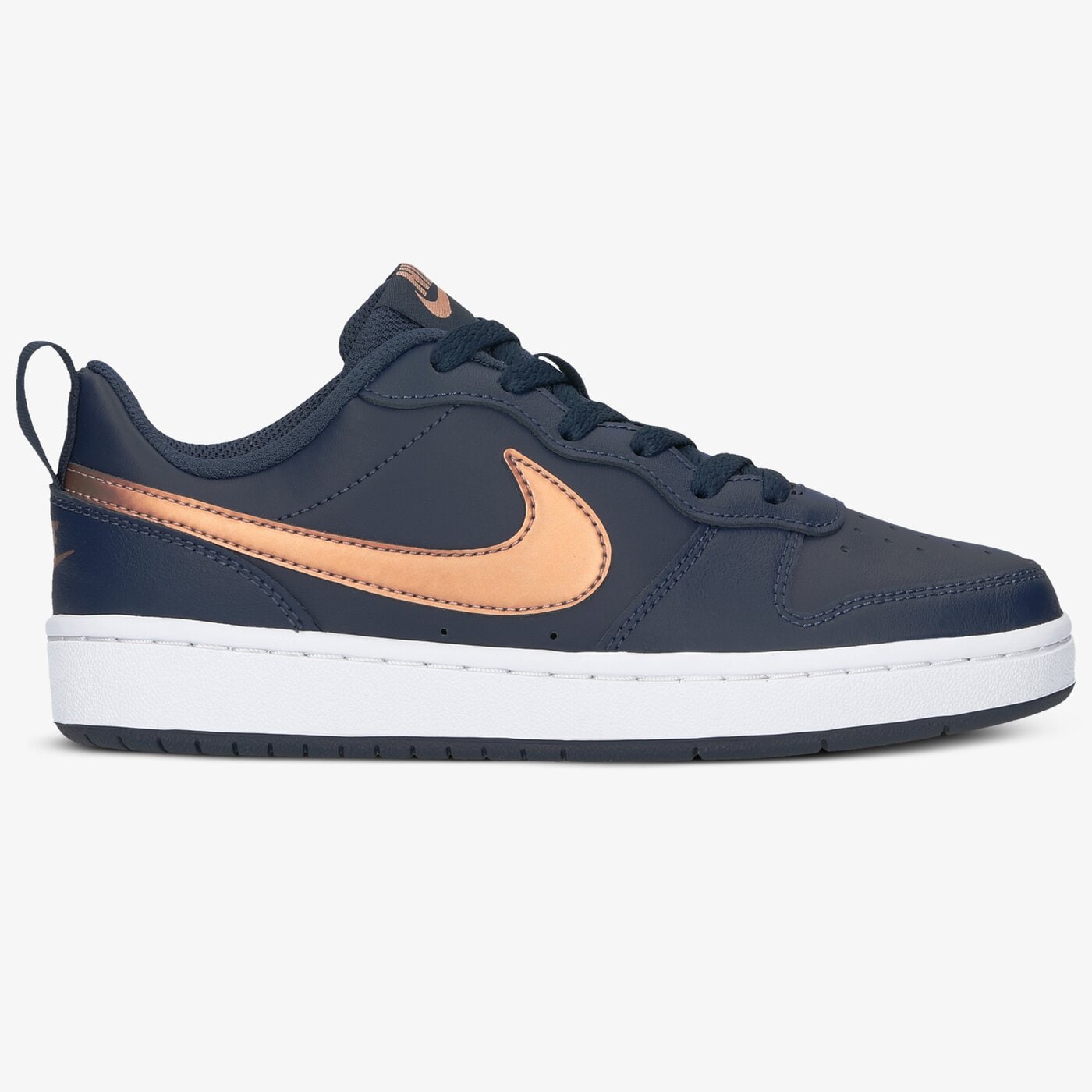 Buty dziecięce NIKE COURT BOROUGH LOW 2 bq5448-401 kolor granatowy