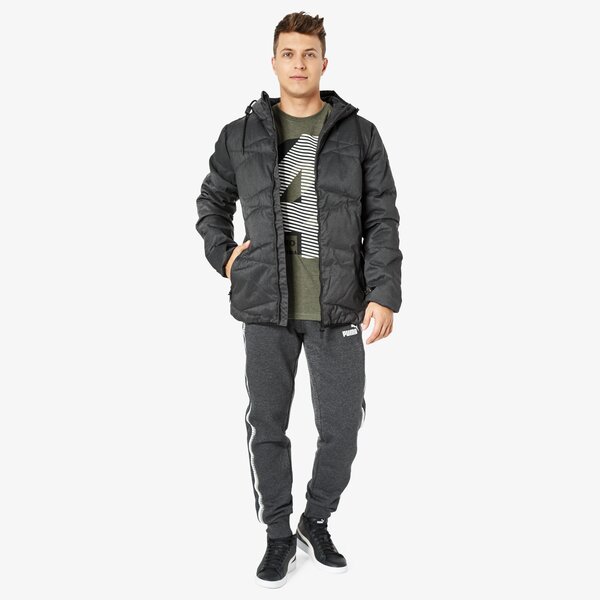 Spodnie dresowe męskie PUMA SPODNIE ELEVATED ESS TAPE 85241807 kolor czarny