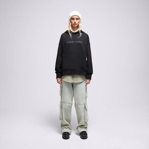 S.NOW JOB SIZEER HOODIE “I THINK I DO” BLACK si123blu50002 kolor czarny