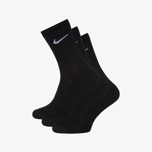 Skarpetki damskie NIKE SKARPETY 3PPK VALUE COTTON CREW sx4508-001 kolor czarny