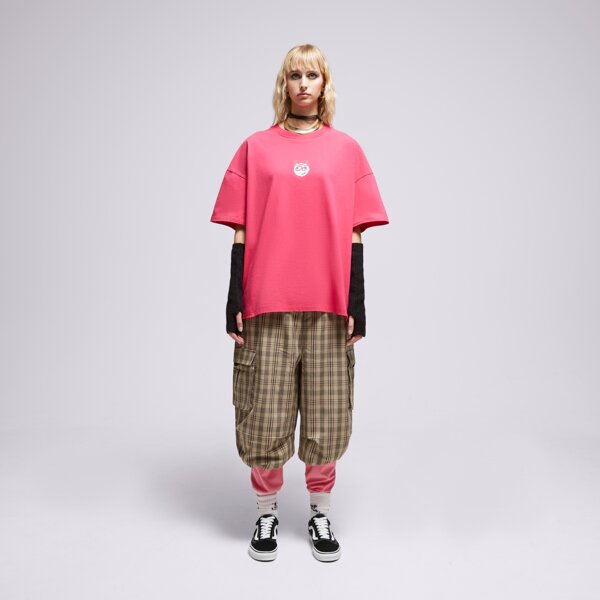 S.NOW JOB SIZEER T SHIRT "NOT MY DAY"-MAGENTA si323tsu54001 kolor różowy