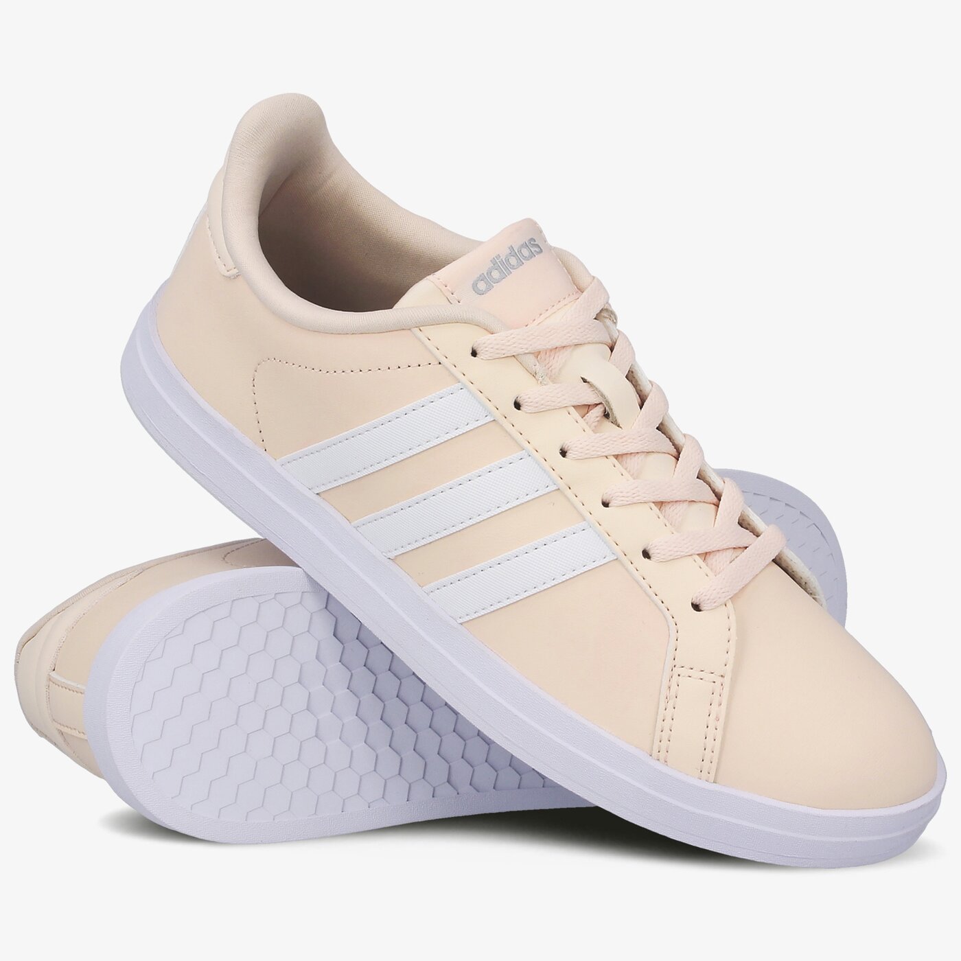 Buty sportowe damskie ADIDAS COURTPOINT X fw3255 kolor różowy