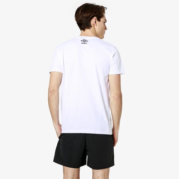 Koszulka męska UMBRO T-SHIRT SS MOKAT ul19tsm13001 kolor biały