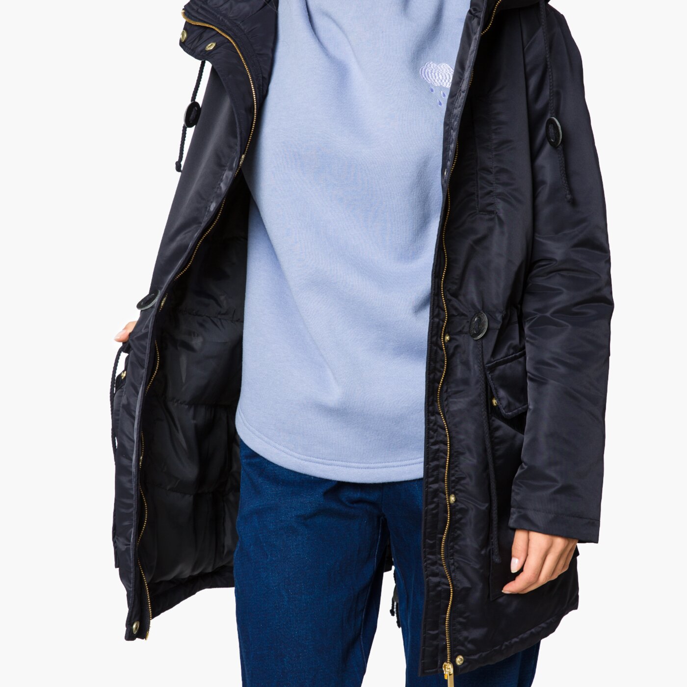 Kurtka zimowa damska FEEWEAR KURTKA REWOLT fw37kud17001 kolor granatowy