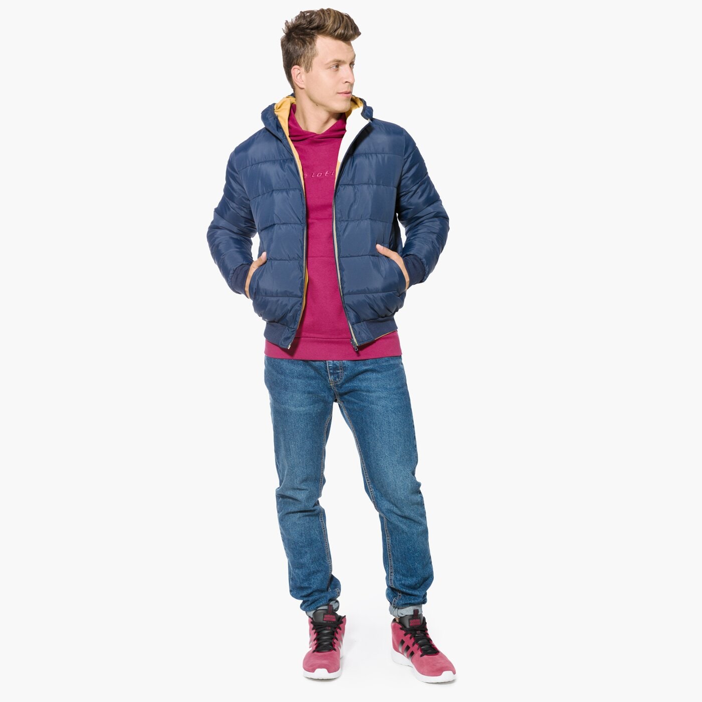Kurtka zimowa męska LOTTO KURTKA JONAH III HD TWIN s9351 kolor granatowy