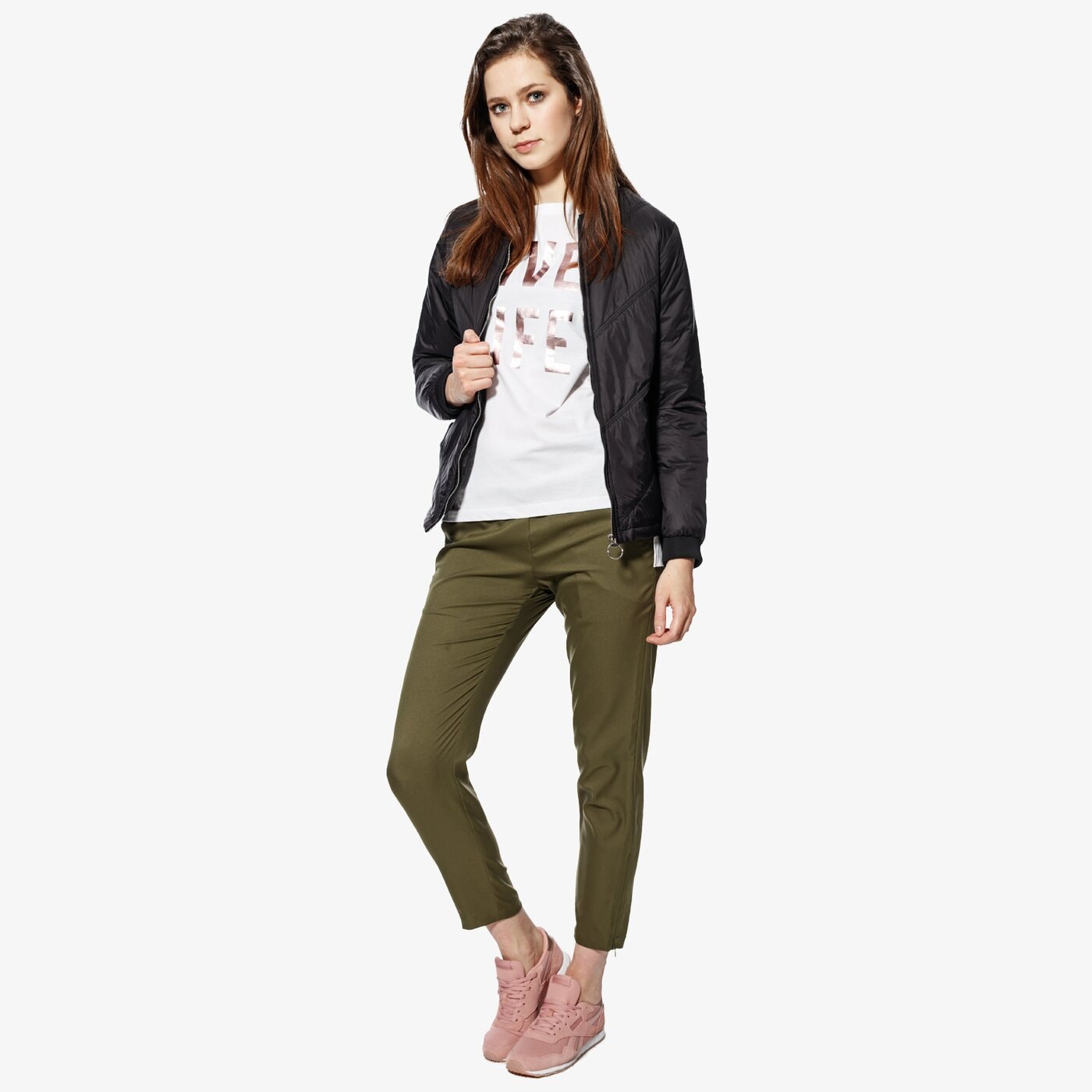 Kurtka przejściowa damska LOTTO KURTKA CROW lo18kud23001 kolor czarny