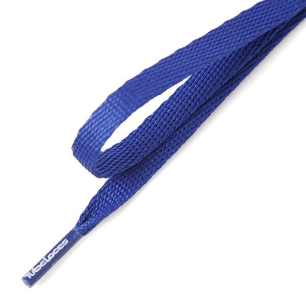 TUBE LACES SZNURÓWKI SILVER FLAT 1015314 kolor granatowy
