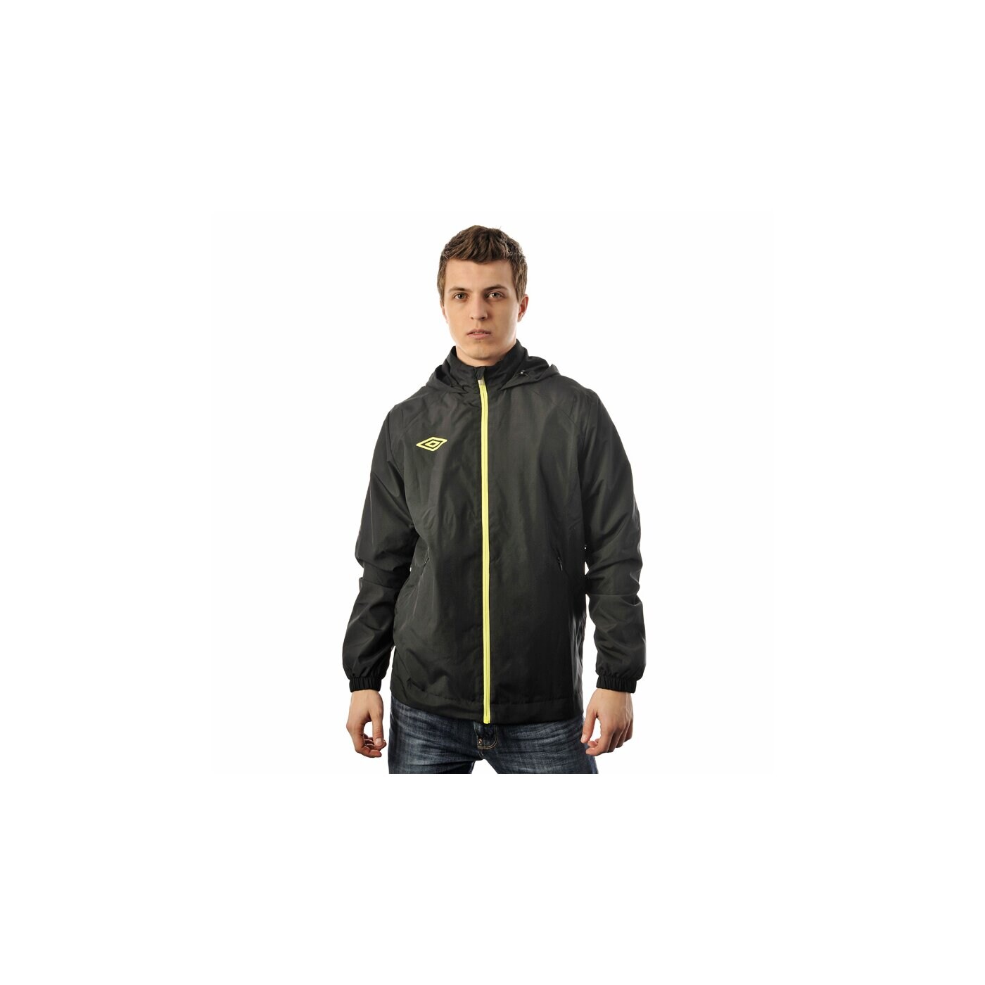 Kurtka przejściowa męska UMBRO KURTKA GEOMETRA SHOWER JKT 61138uklm kolor czarny