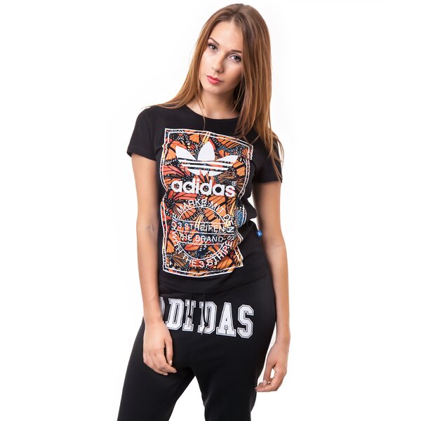 Koszulka damska ADIDAS T-SHIRT BF PRINT TEE m30300 kolor czarny