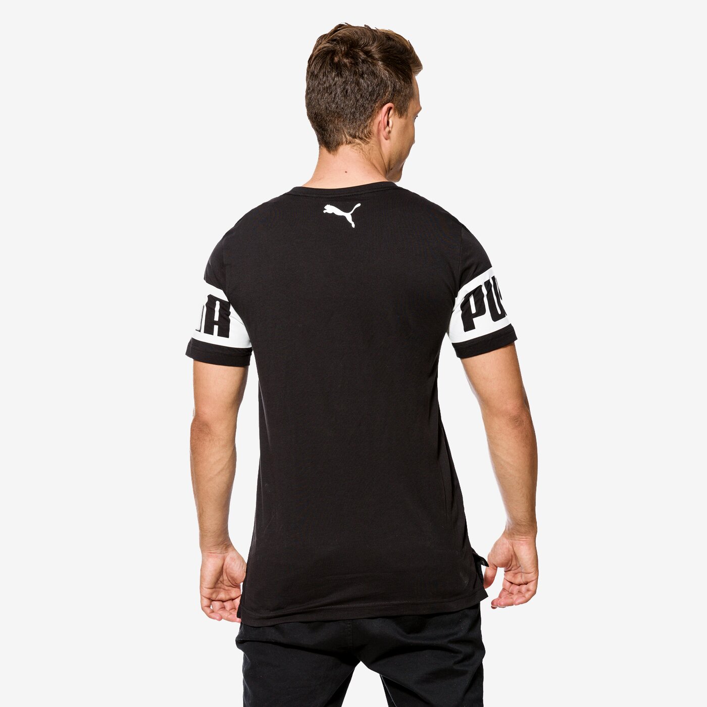 Koszulka męska PUMA T-SHIRT SS REBEL 59245301 kolor czarny