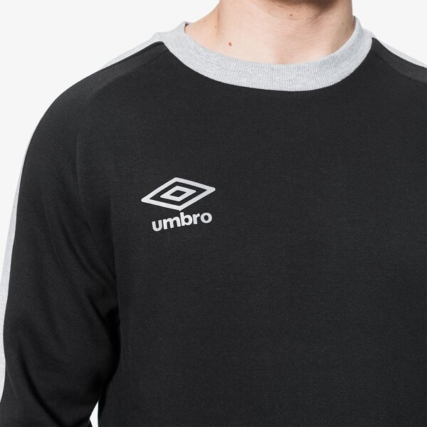 Bluza męska UMBRO BLUZA CONTRAST PANEL CREW 64881u331 kolor czarny