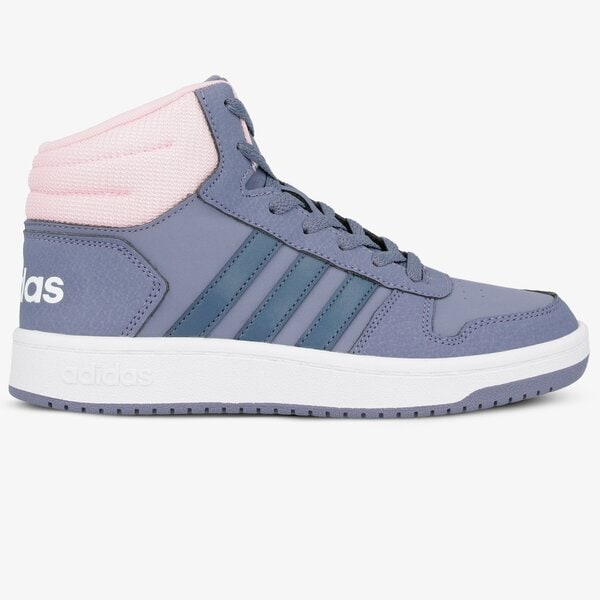 Buty dziecięce ADIDAS HOOPS MID 2.0 K f35099 kolor fioletowy