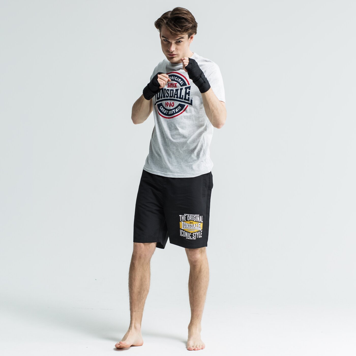 Kąpielówki męskie LONSDALE KĄPIELÓWKI GRETTON 1139691000 kolor czarny