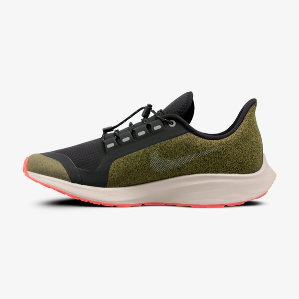 Buty do biegania dla dzieci NIKE AIR ZOOM PEGASUS 35 SHIELD BG aq8779-300 kolor khaki