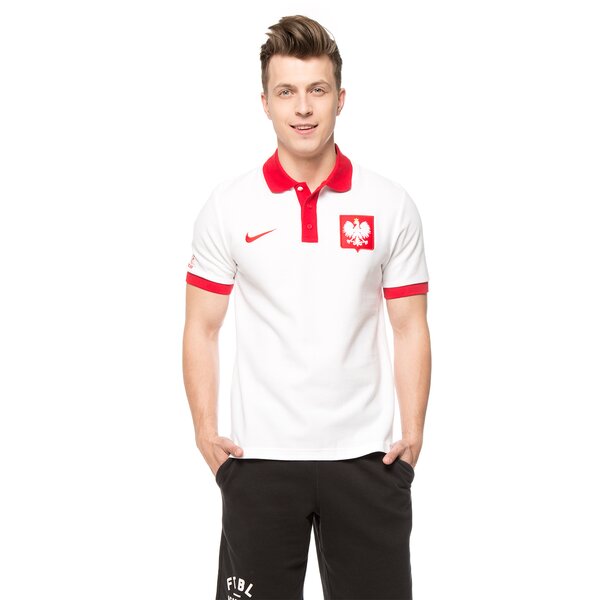 Koszulka polo męska NIKE POLO POL CORE MATCHUP 727066100 kolor biały