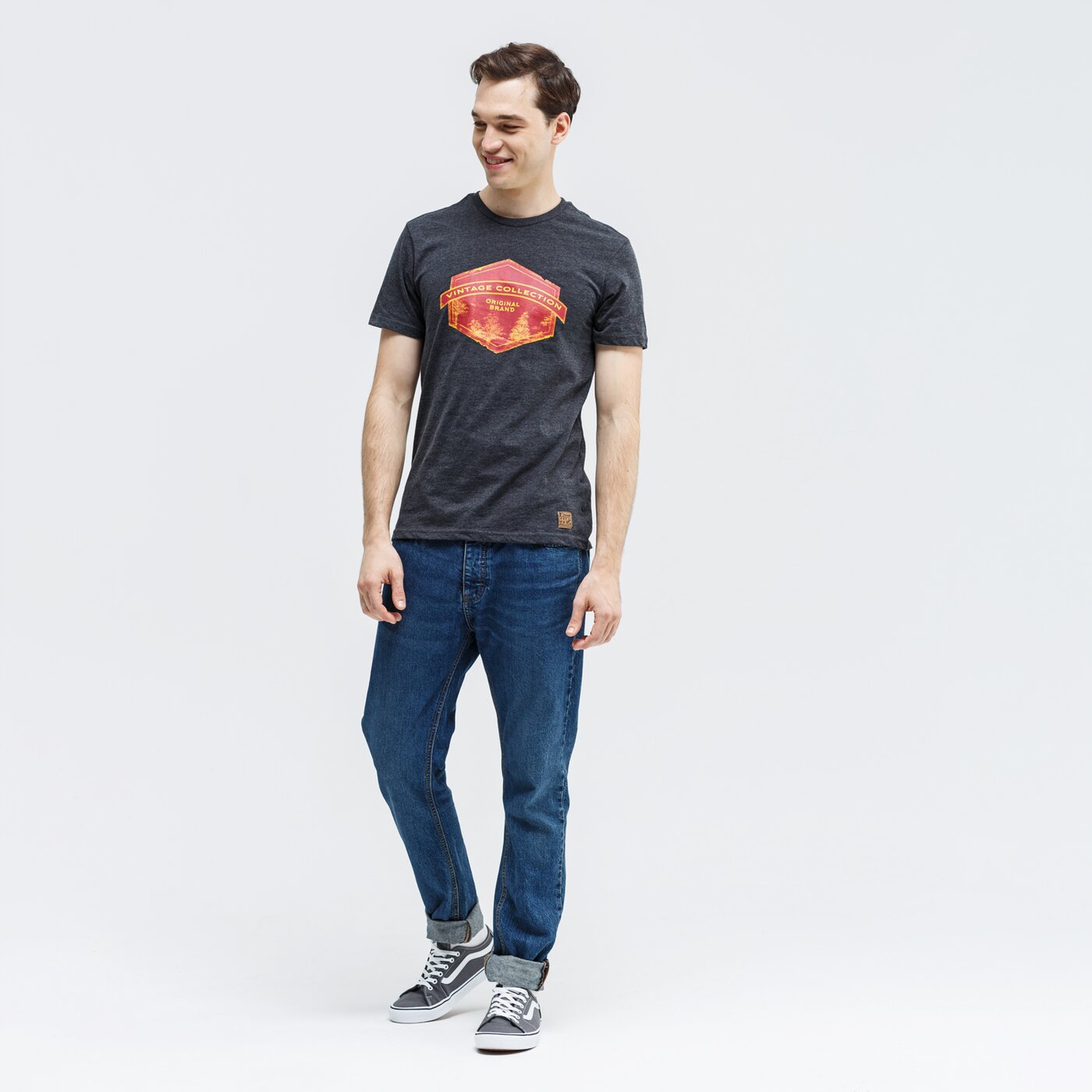 Koszulka męska FEEWEAR T-SHIRT GRANITE fw39tsm14001 kolor szary