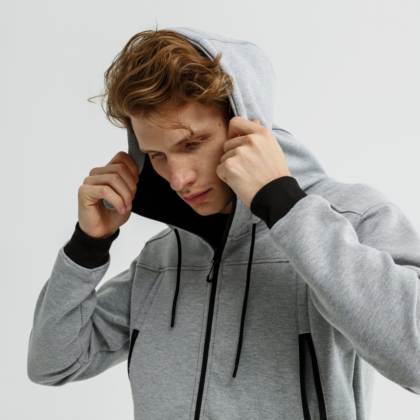 Bluza męska FEEWEAR BLUZA ORURO fw19blm06001 kolor szary