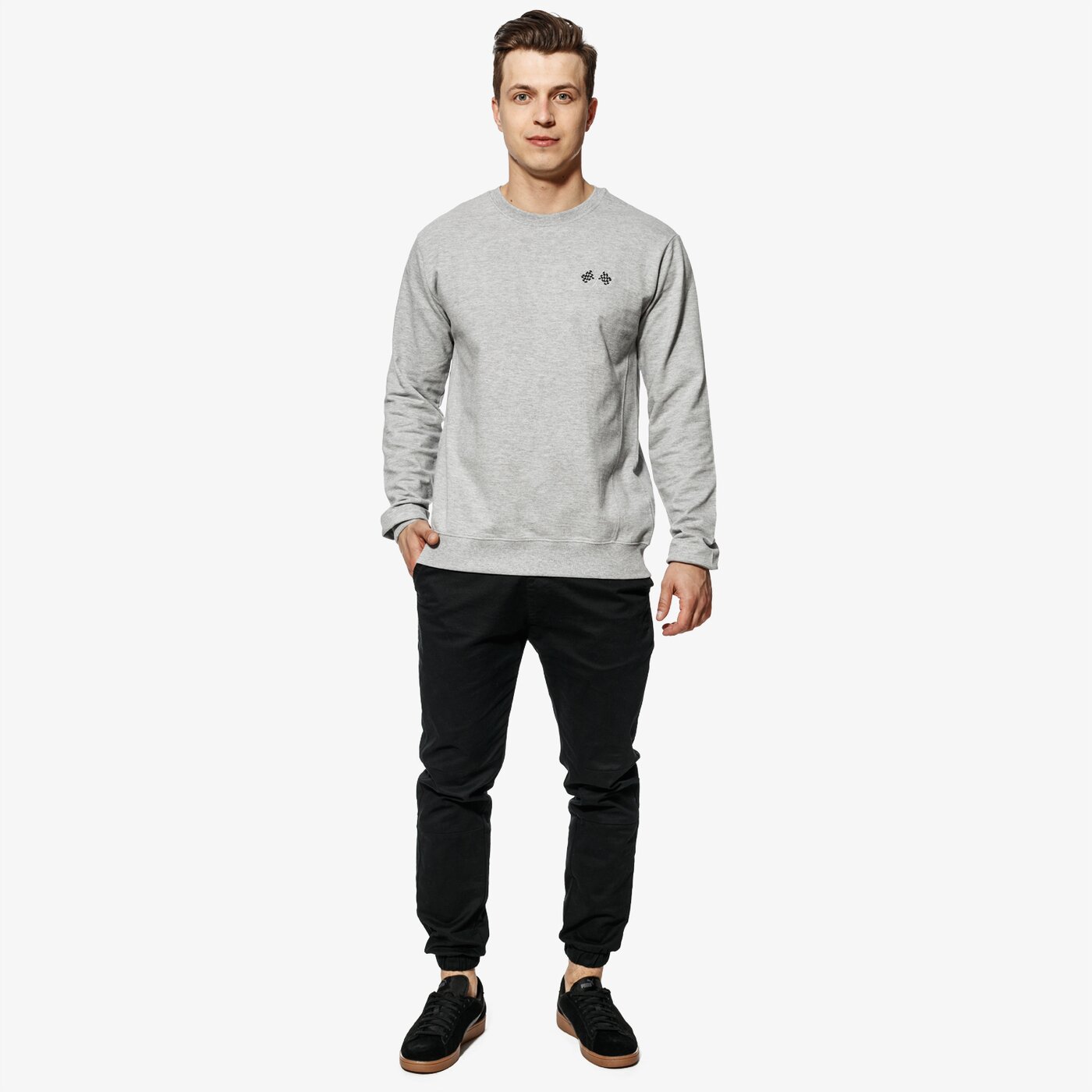 Bluza męska LOTTO BLUZA EAGLE lo18blm22001 kolor szary