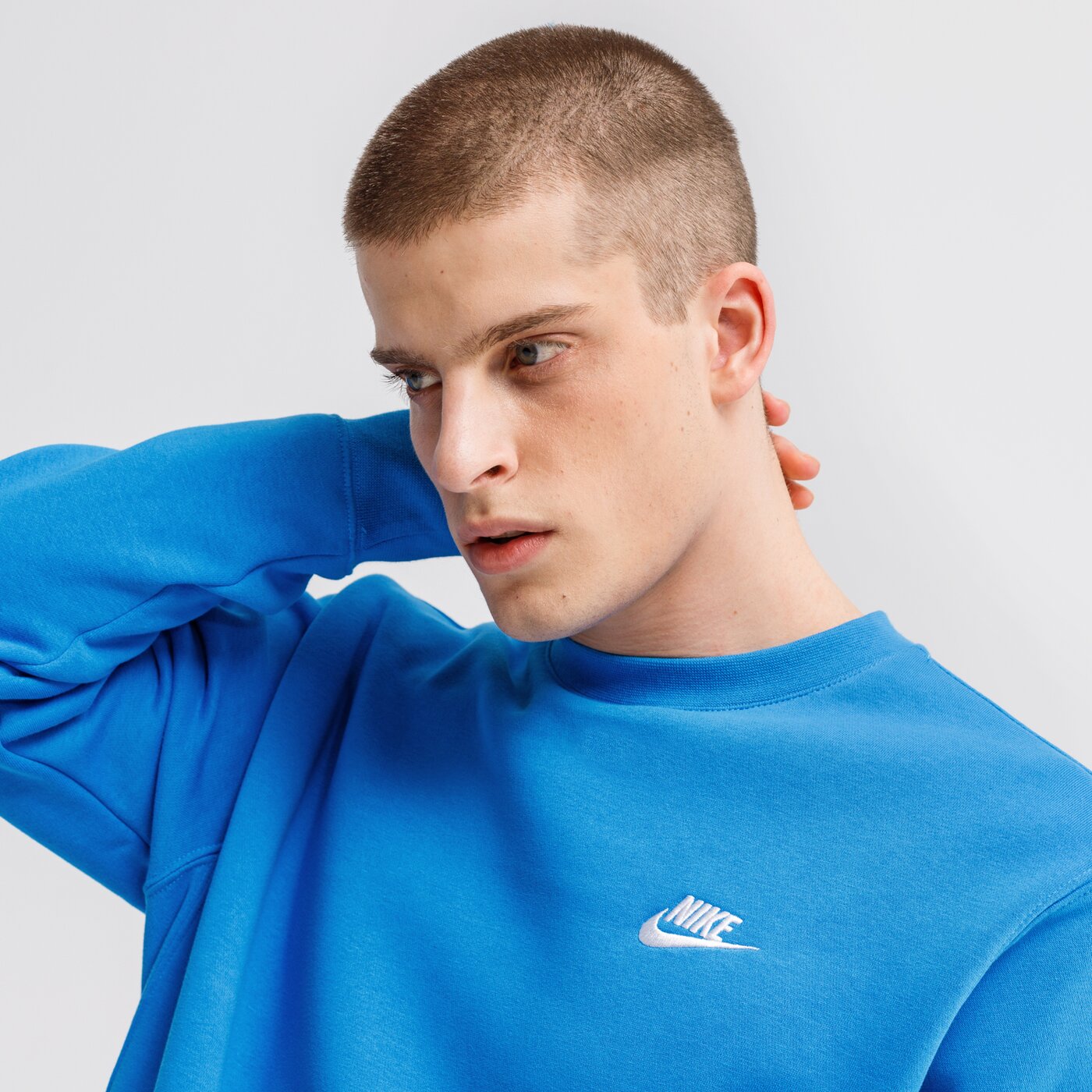 Bluza męska NIKE BLUZA SPORTSWEAR CLUB bv2662-435 kolor niebieski