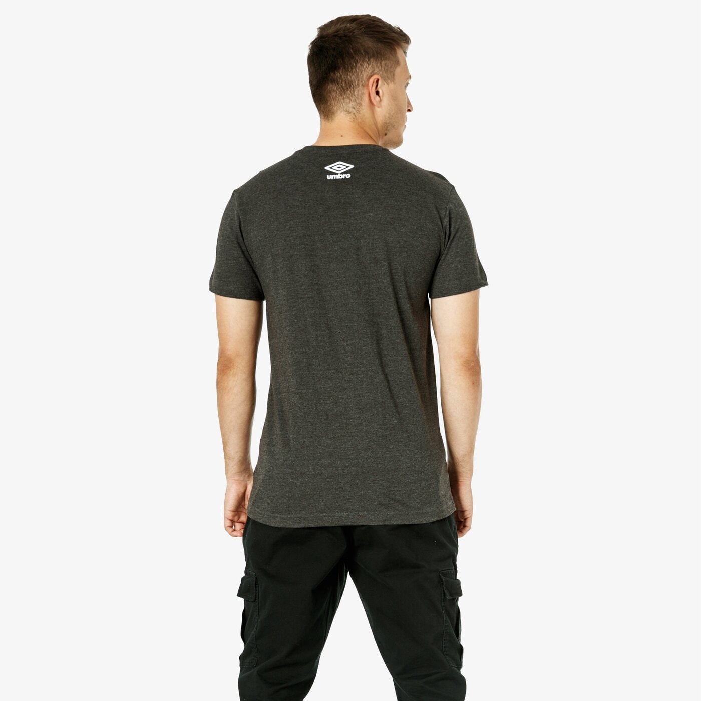 Koszulka męska UMBRO T-SHIRT SS POWERFUL ul38tsm40001 kolor szary