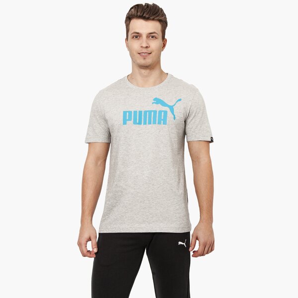 Koszulka męska PUMA T-SHIRT SS ESS NO1 TEE 83824134 kolor szary