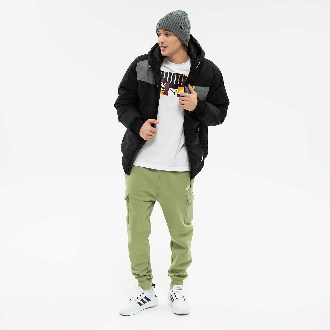 Czapka zimowa damska UMBRO CZAPKA FANNBAY ul322hat05001 kolor szary