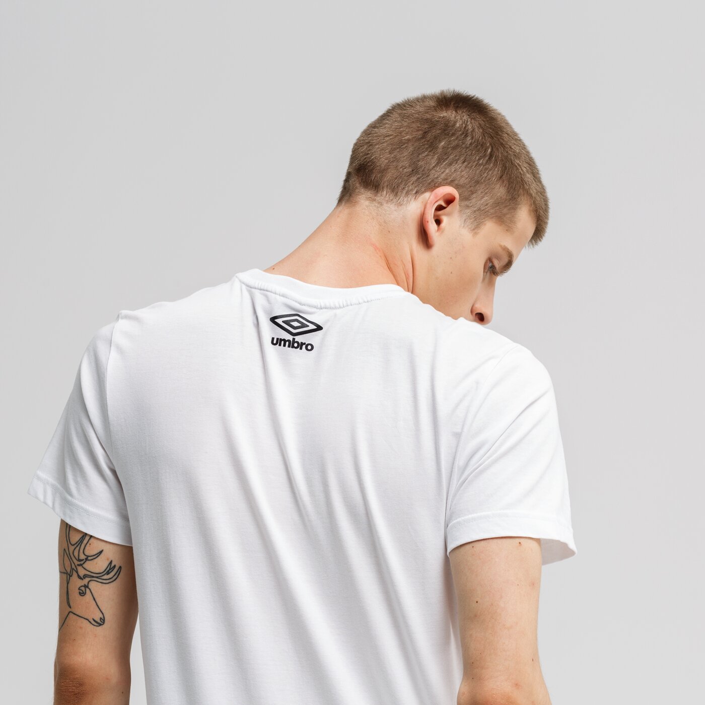 Koszulka męska UMBRO T-SHIRT OSWALD ul39tsm26002 kolor biały