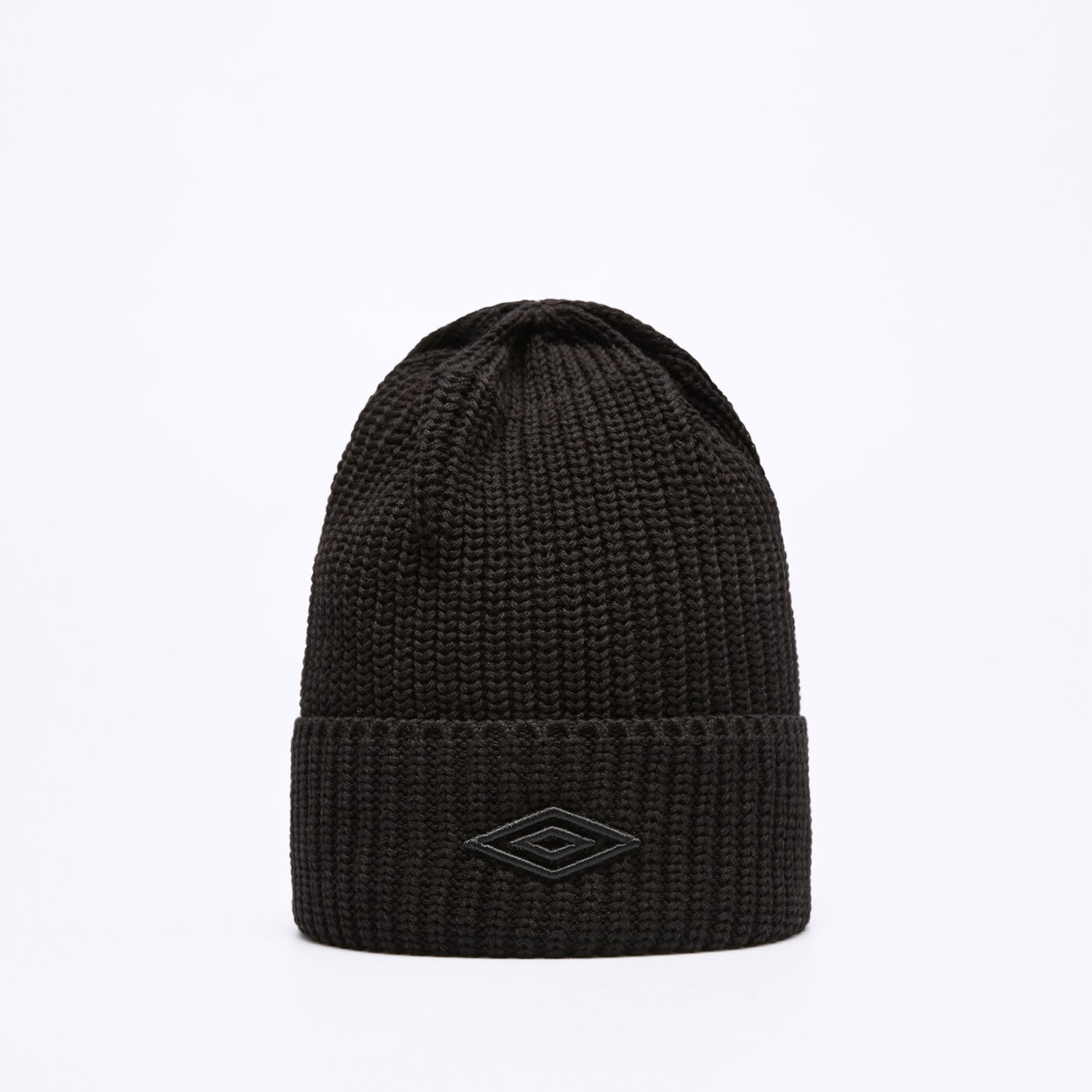 Czapka zimowa damska UMBRO CZAPKA UMBRO ESS BLACK ul325hat10001 kolor czarny