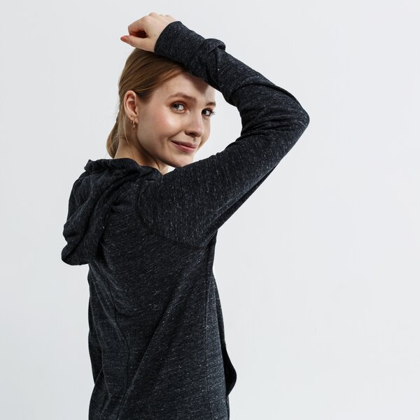 Bluza damska NIKE BLUZA W NSW GYM VNTG HOODIE HBR 914414-010 kolor czarny