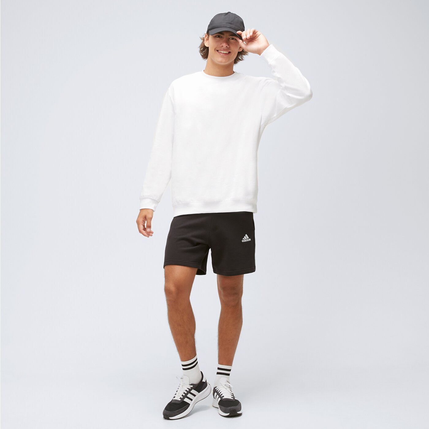 Spodenki męskie ADIDAS SZORTY M 3S FT SHO ic9435 kolor czarny