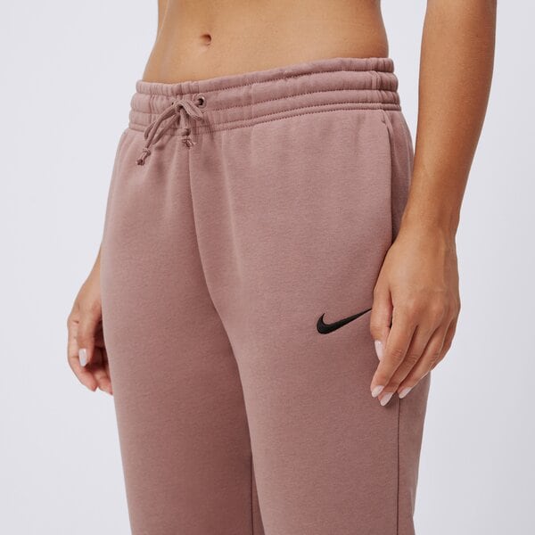 Spodnie dresowe damskie NIKE SPODNIE W NSW PHNX FLC MR PANT STD fz7626-208 kolor brązowy