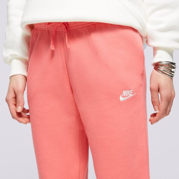 Spodnie dresowe damskie NIKE SPODNIE W NSW CLUB FLC MR STD dq5191-894 kolor różowy