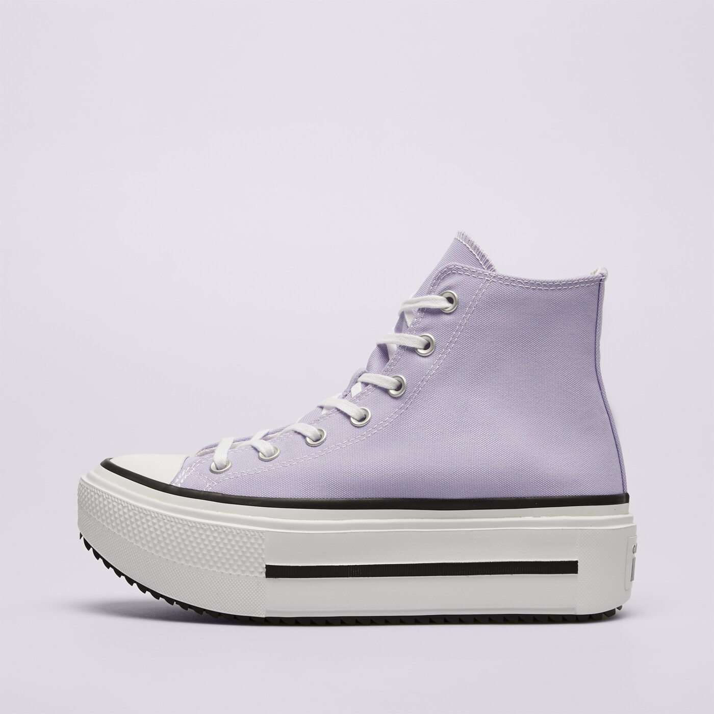 Buty sportowe damskie CONVERSE CHUCK TAYLOR ALL STAR LIFT DOUBLE STACK a15206c kolor fioletowy
