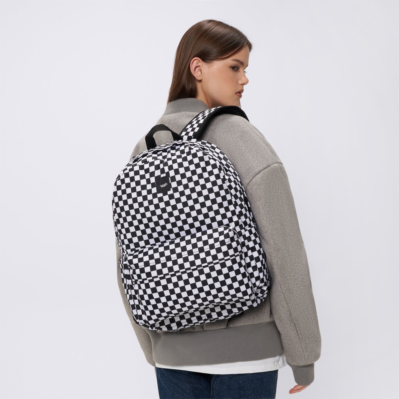 Plecak damski VANS PLECAK OLD SKOOL CHECK BACKPACK vn000h4xy281 kolor multicolor