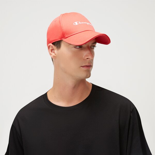 Czapka z daszkiem damska CHAMPION CZAPKA BASEBALL CAP 800380rs005 kolor czerwony