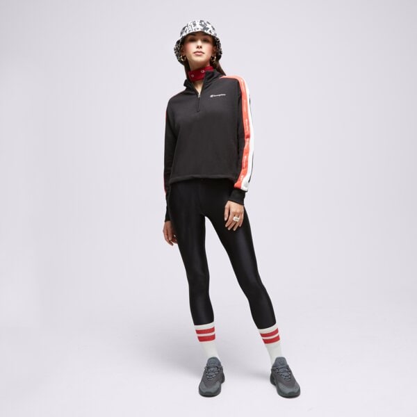 Bluza damska CHAMPION BLUZA ROZPINANA HALF ZIP SWEATSHIRT 116224kk001 kolor czarny