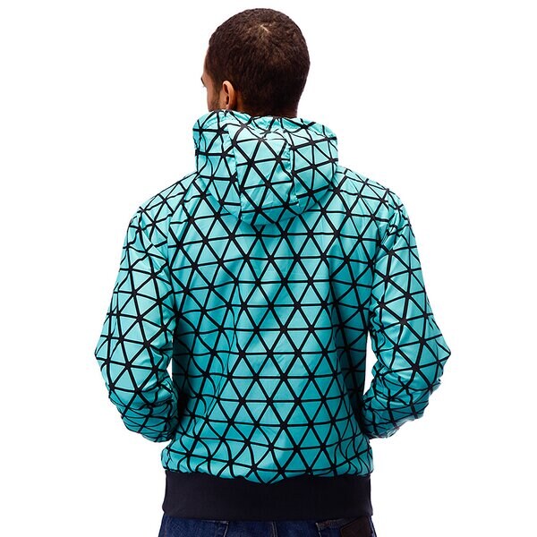 Bluza męska NIKE BLUZA AD HYBRID AOP FZ REV HOODY 521474357 kolor zielony