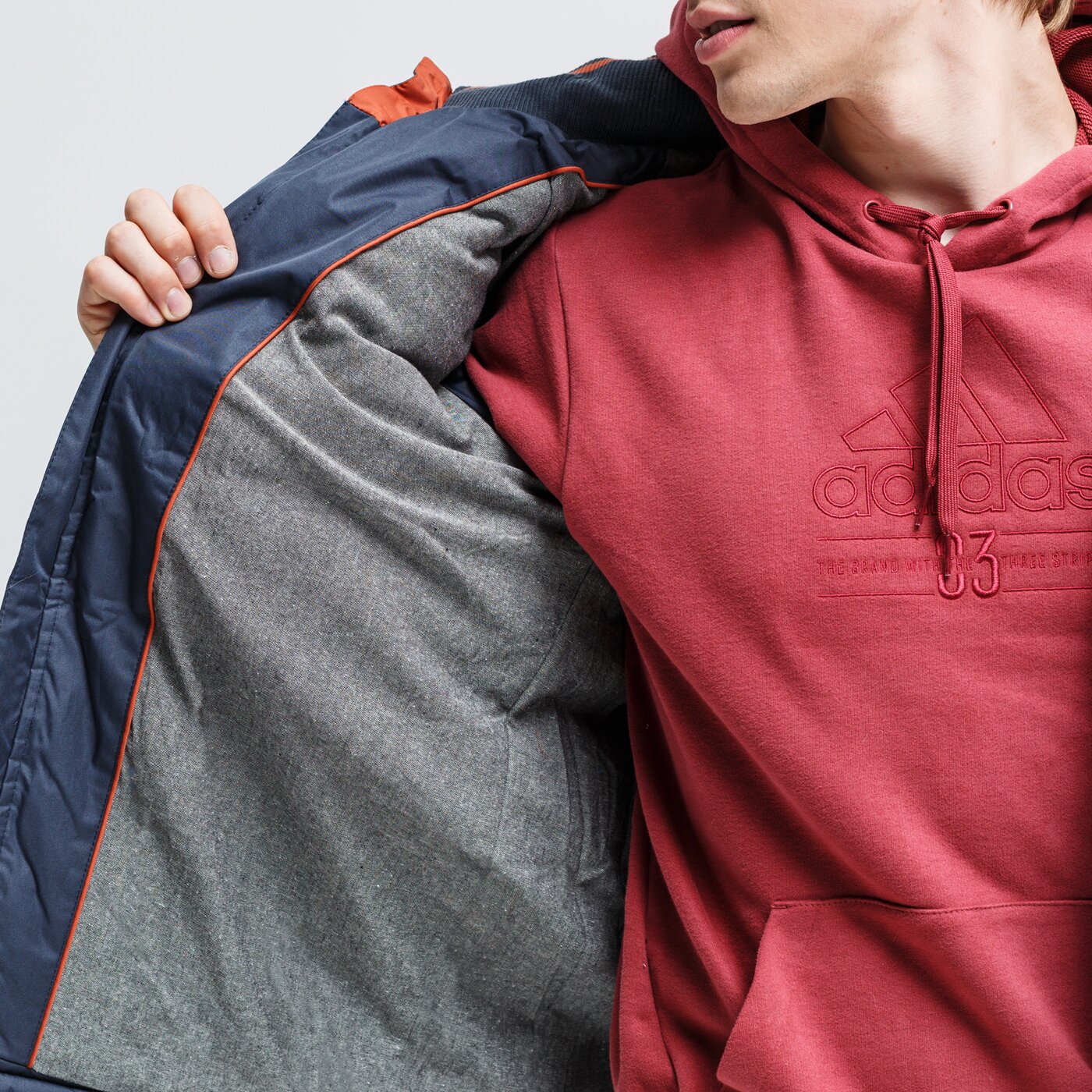 Kurtka zimowa męska UP8 KURTKA ZIMOWA TELLO upv320kum01002 kolor granatowy