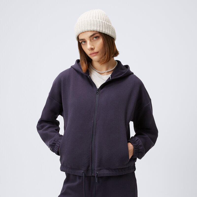 UMBRO BLUZA ROZPINANA Z KAPTUREM LOGO ZIPP