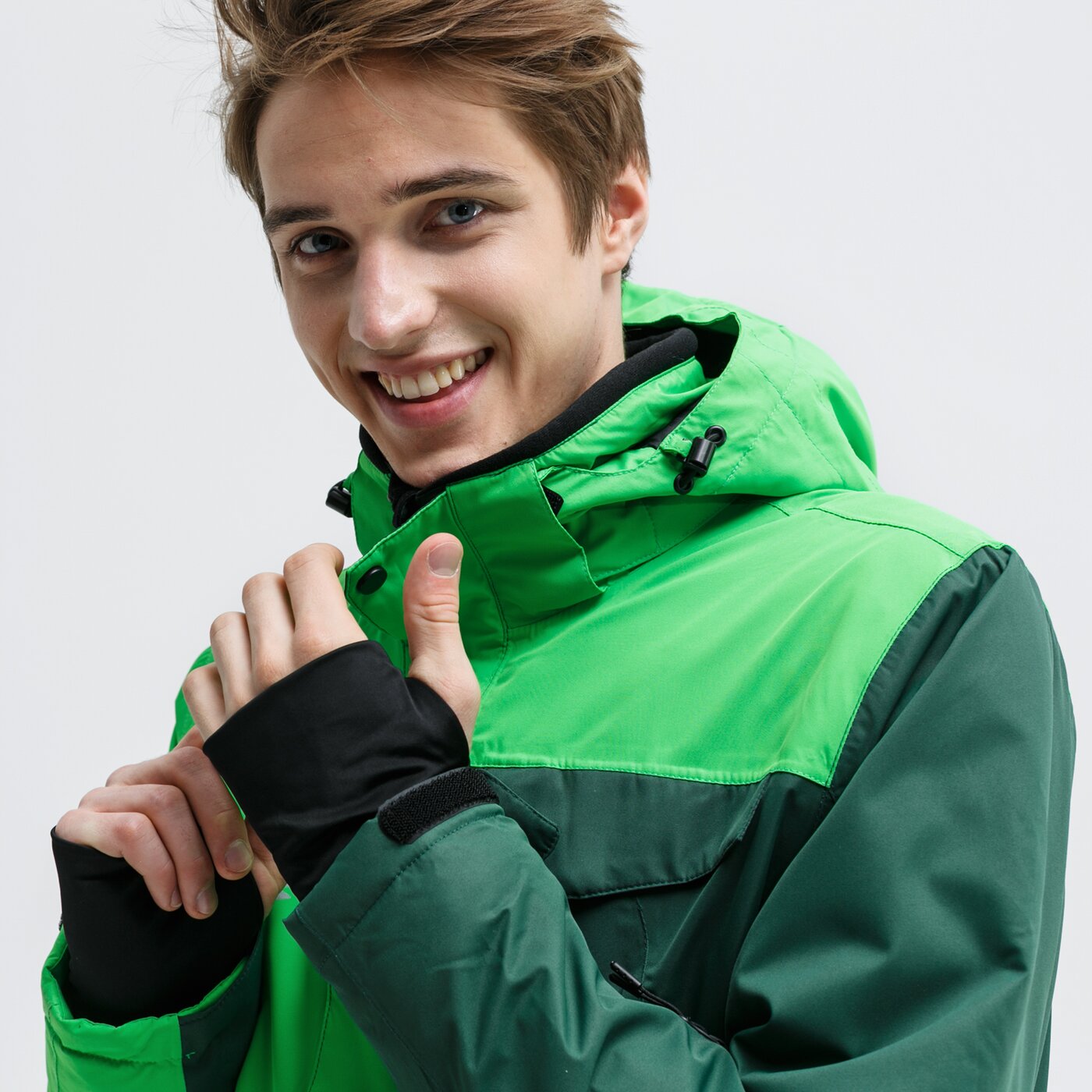 Kurtka zimowa męska FEEWEAR KURTKA NARCIARSKA ALBATROSS fw39kum55001 kolor zielony